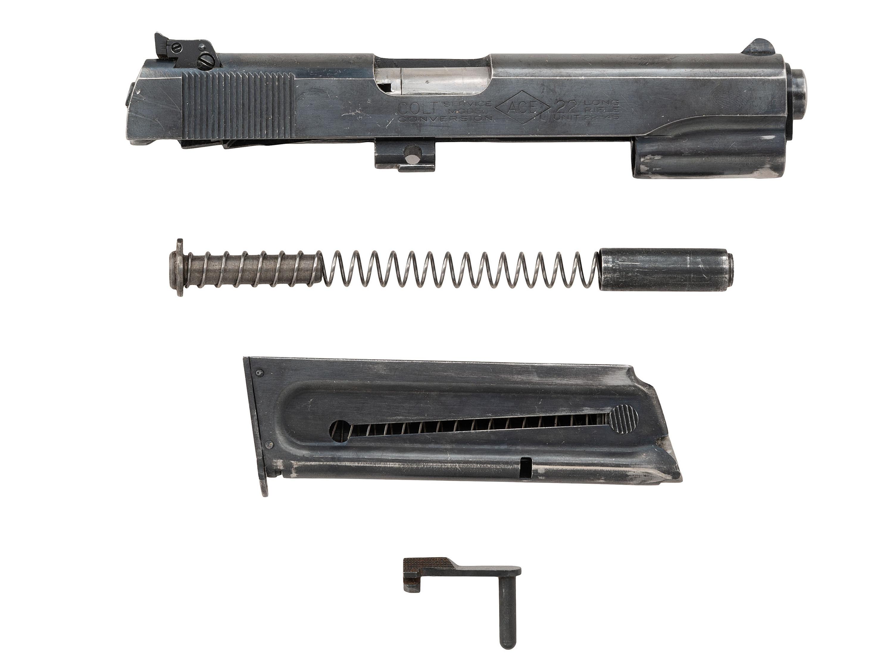 WWII Colt 1911 Service Ace .22 Conversion Kit Shipped to the USMC on 12/17/42 with Letter