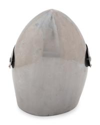 A Group of Four Pressed Metal Armor Helmets