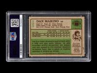 A Group of PSA Graded Hall of Fame Football Rookie Cards Including Joe Montana, Dan Marino and John Elway,