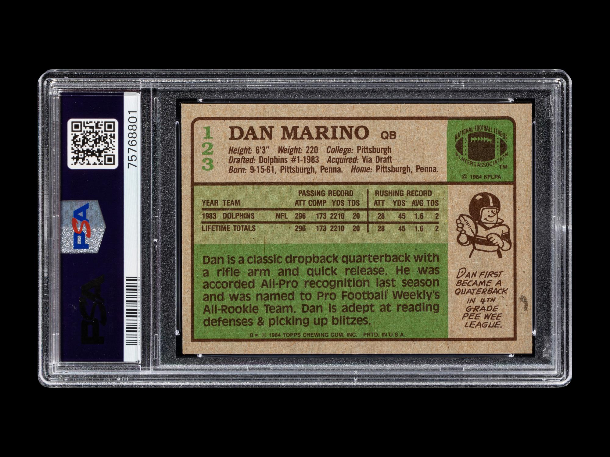 A Group of PSA Graded Hall of Fame Football Rookie Cards Including Joe Montana, Dan Marino and John Elway,