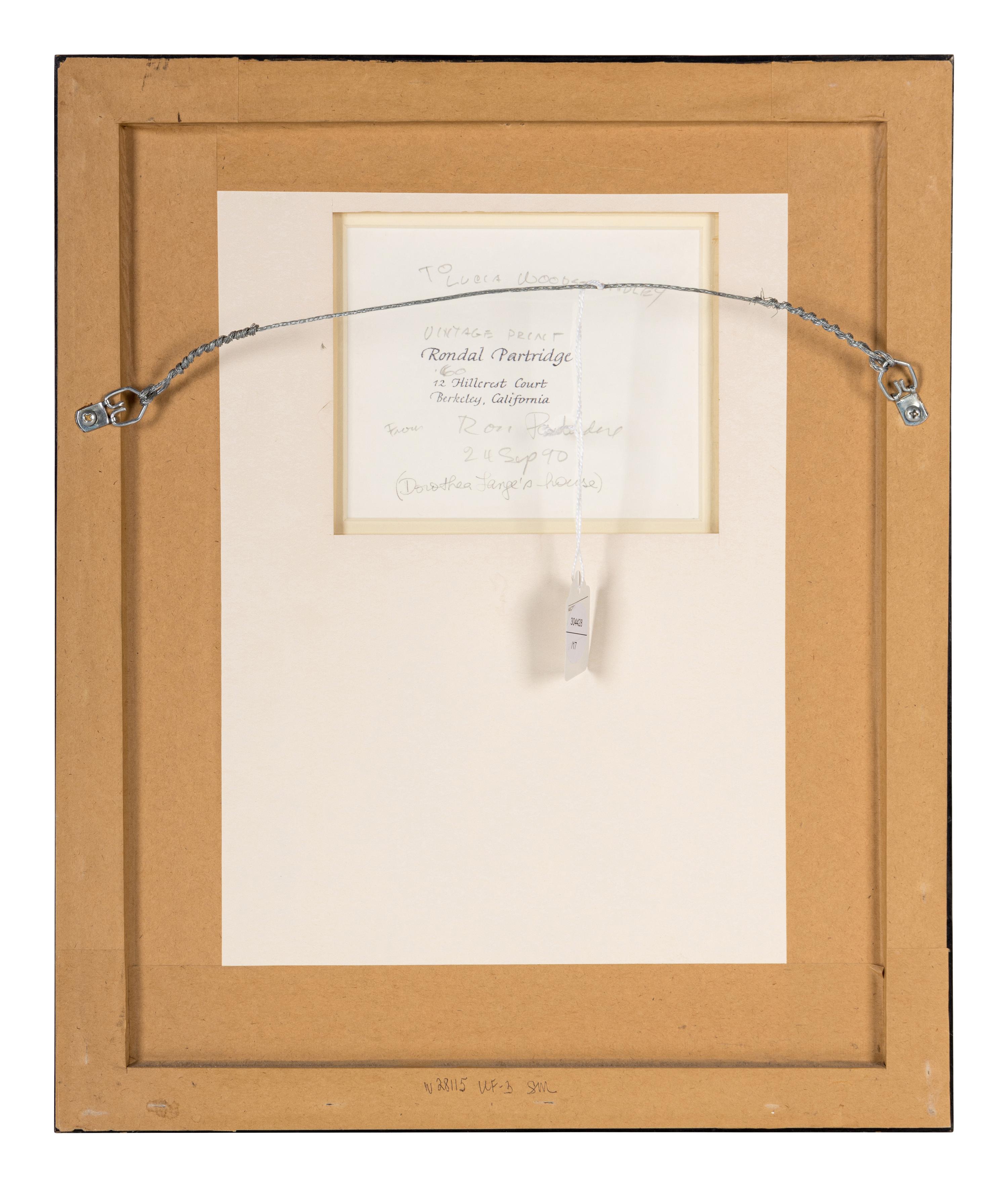 Lange's niche with crockery , 1960