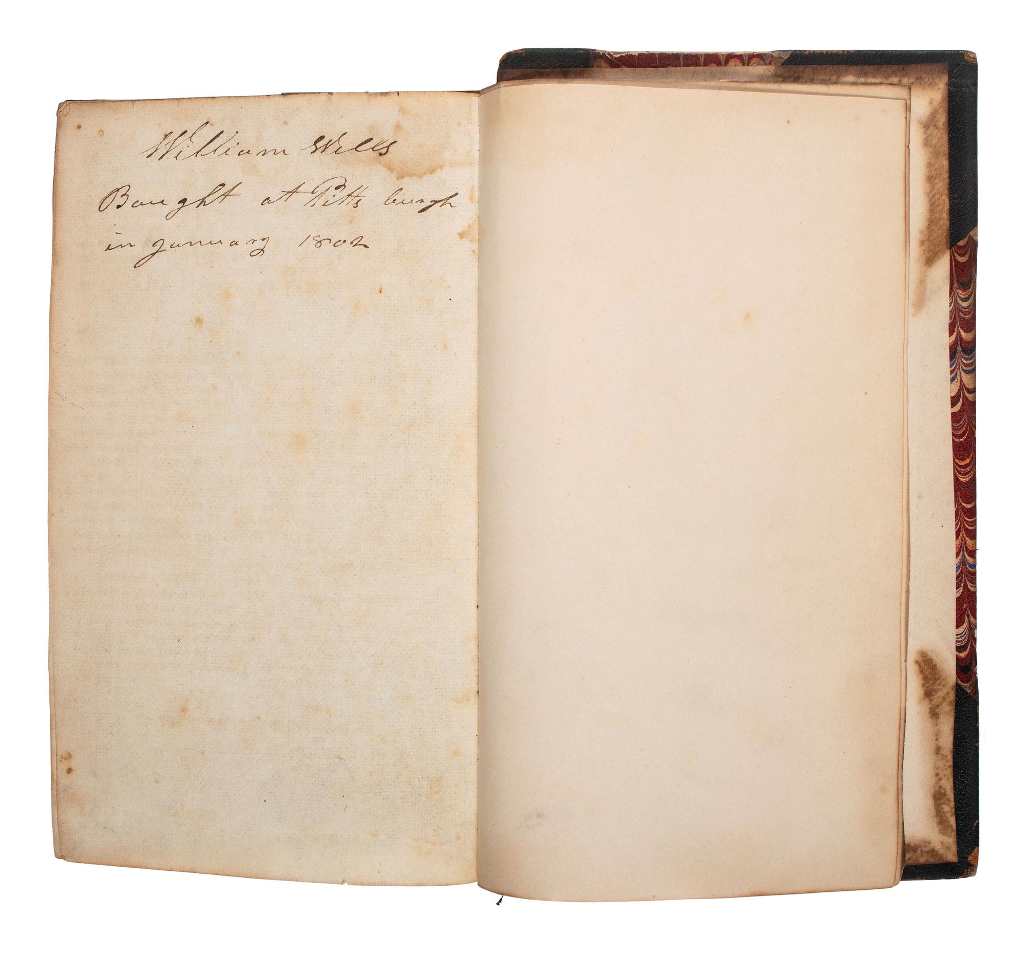 [WAR OF 1812]. -- [WELLS, William (ca 1770-1812), his copy]. WASHINGTON, George (1732-1799). Official Letters to the Honourable American Congress... New York: Samuel Campbell, 1796.