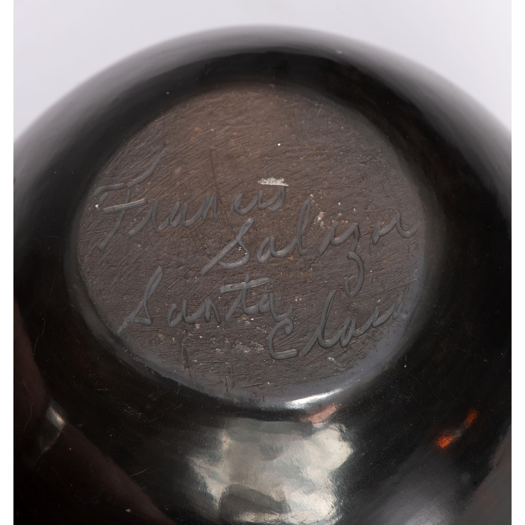 Carved Blackware Jars