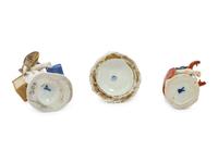Three Meissen Porcelain Miniature Figures of Boys