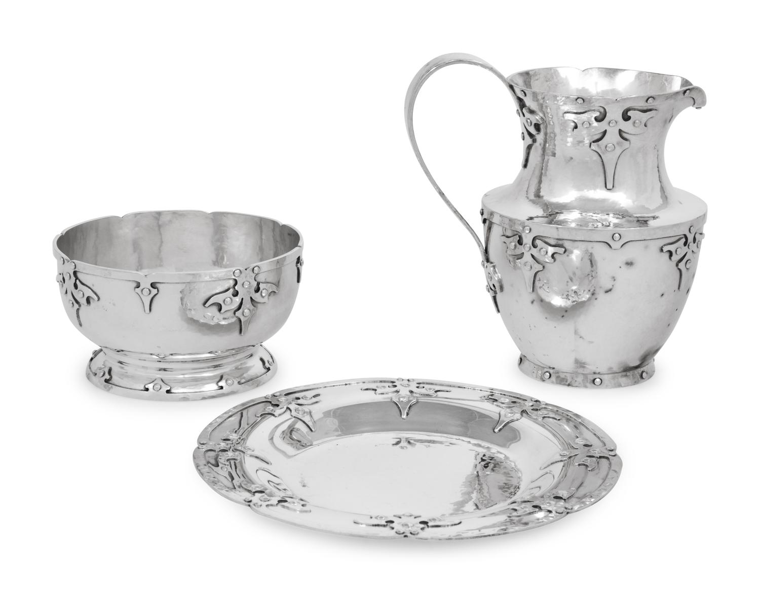 Three Shreve & Co. Silver Table Articles