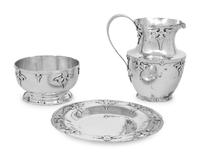 Three Shreve & Co. Silver Table Articles