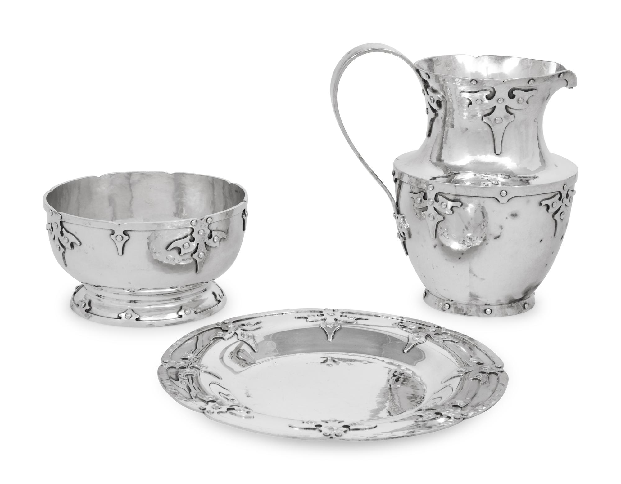 Three Shreve & Co. Silver Table Articles