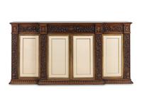 A Scottish Carved Oak Console Cabinet