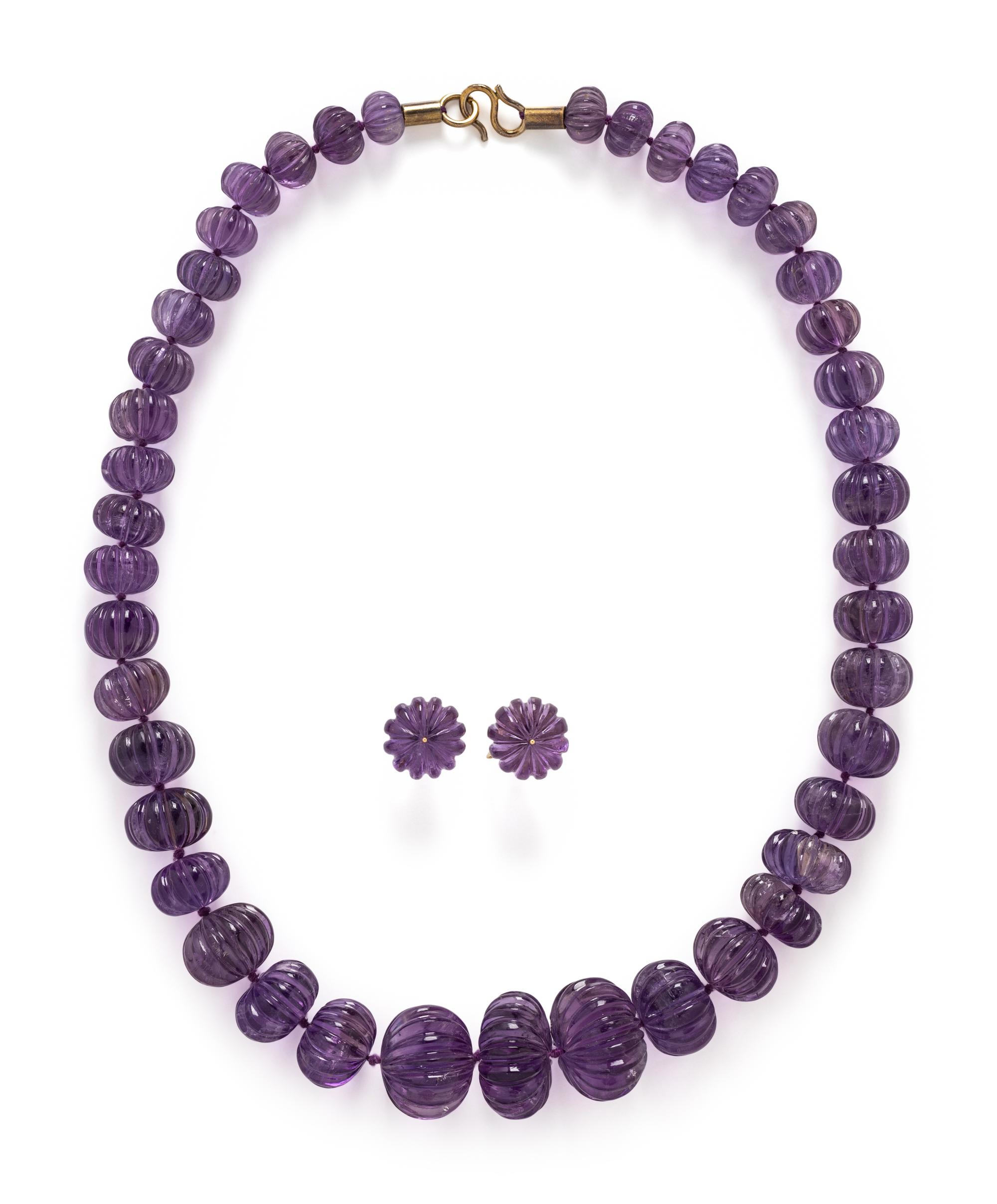 COLLECTION OF AMETHYST JEWELRY
