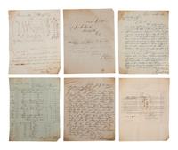 [BUSINESS]. Business correspondence of James M. Stout of New Hope, Virginia, ca 1830s-1850.