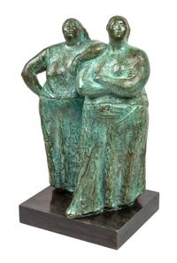 Francisco Zuniga, (Mexican, 1912-1998), Standing Juchitecas, 1965