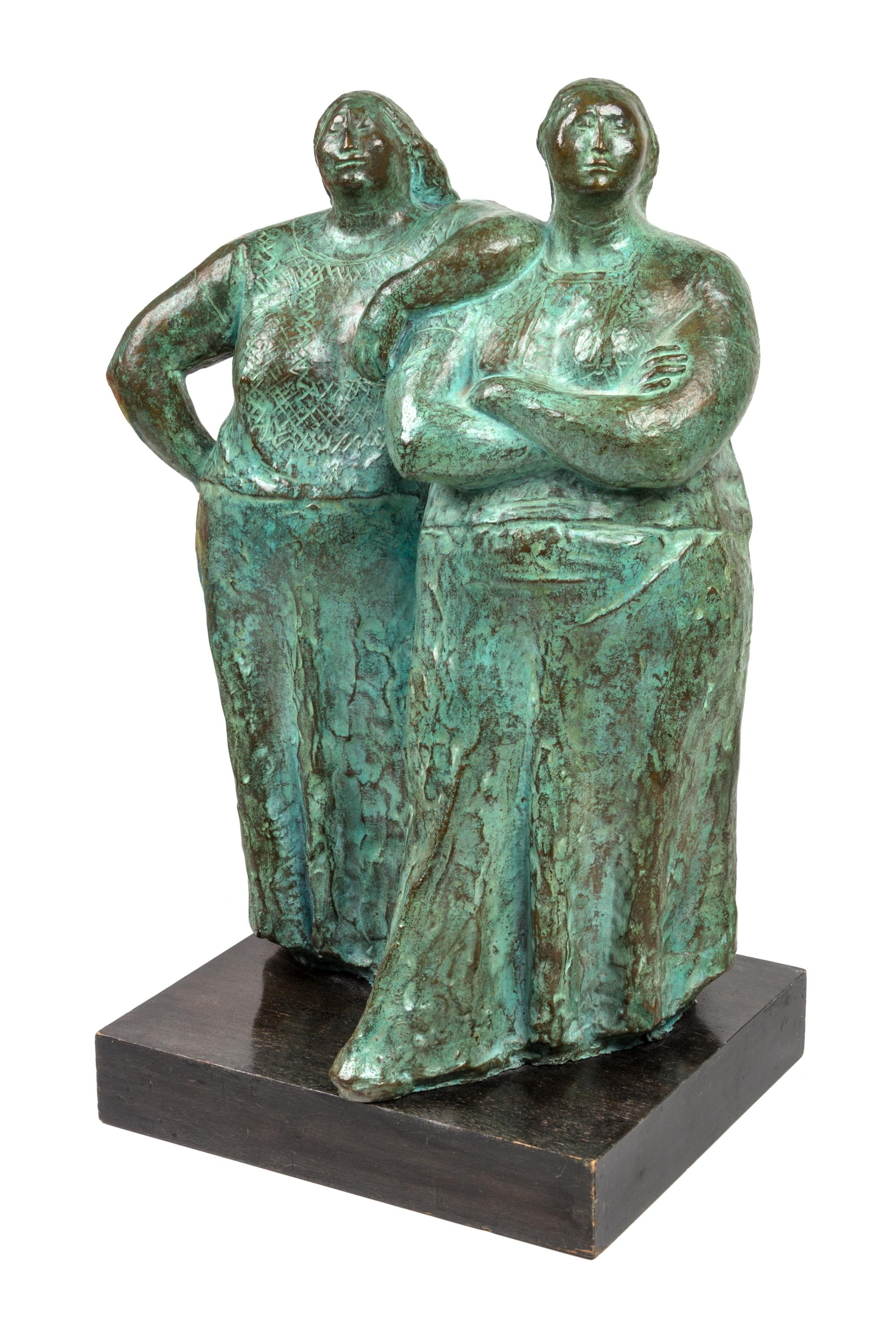 Francisco Zuniga, (Mexican, 1912-1998), Standing Juchitecas, 1965