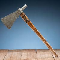 Plains Pipe Tomahawk, with Rocker Engraved Blade