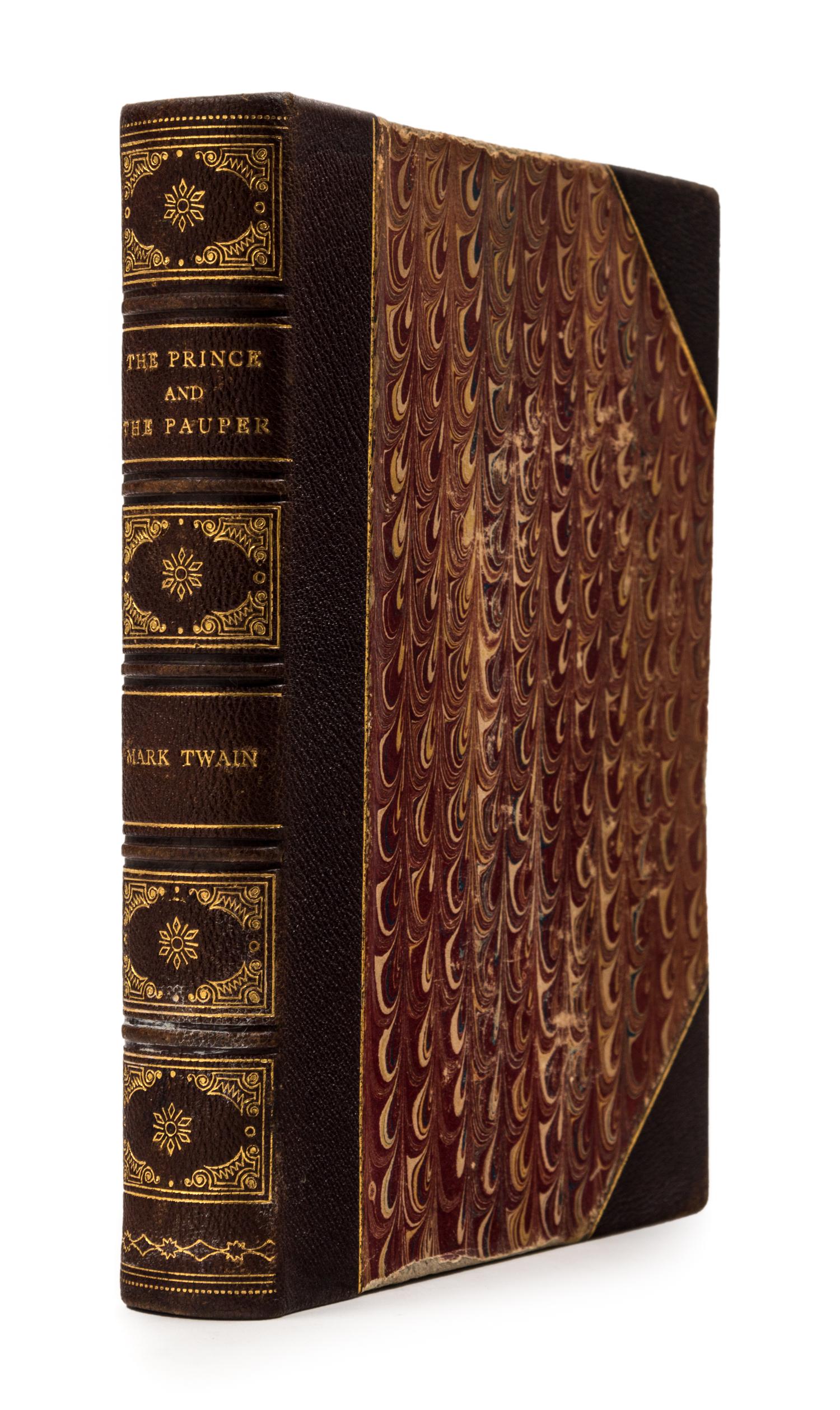 CLEMENS, Samuel Langhorne ("Mark Twain") (1835-1910). The Prince and the Pauper Boston: James R. Osgood and Company, 1882.