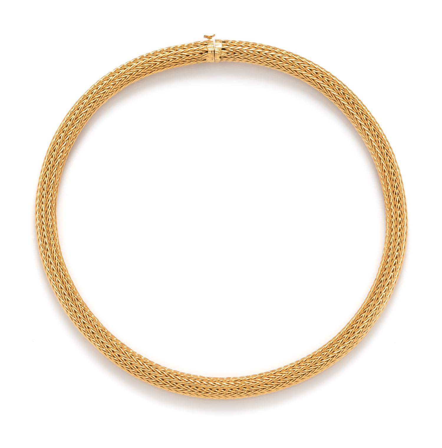 An 18 Karat Yellow Gold Collar Necklace, Lalaounis,
