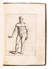 MAGNI, Pietro Paolo (b. 1525). Discorsi intorno al sanguinar i corpi humani il modo di ataccare le sanguisuche e ventose a far frittioni e vesicatorii . Rome: Bartolomeo Bonfadion e Tito Diani, 1584.