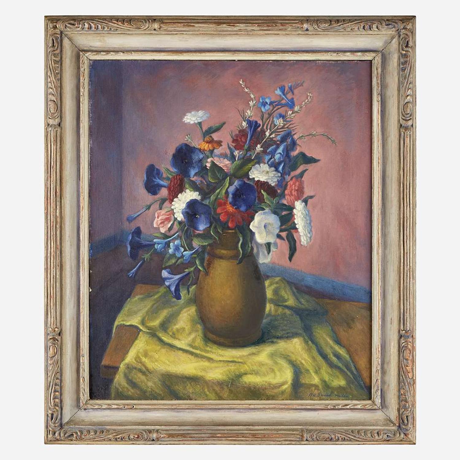 RAD Miller (American, 1905–1966) Flower Study