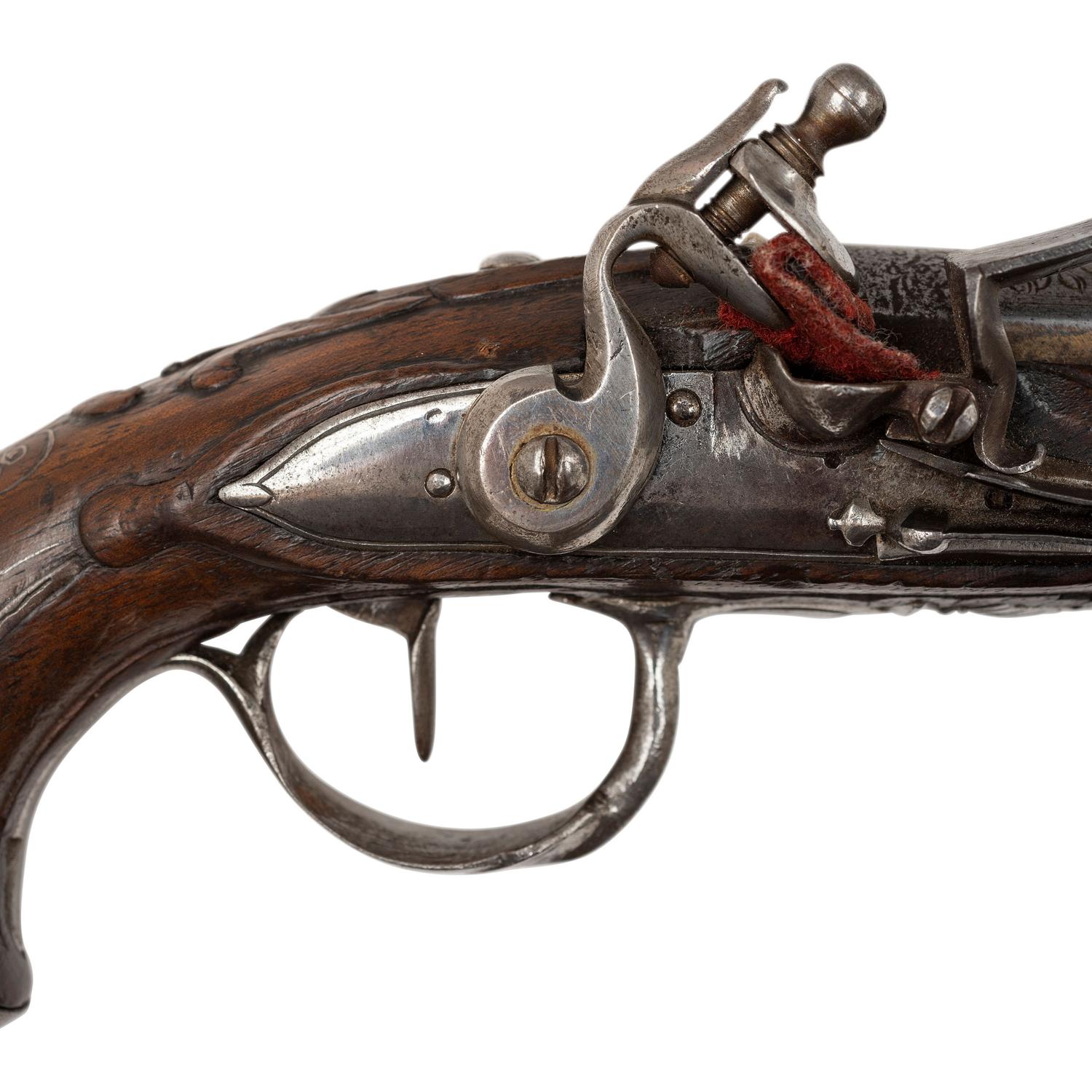 19th Century Flintlock Pocket Pistol and a Modern Percussion Derringer