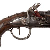 19th Century Flintlock Pocket Pistol and a Modern Percussion Derringer