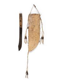 Northern Plains Quilled Knife Sheath