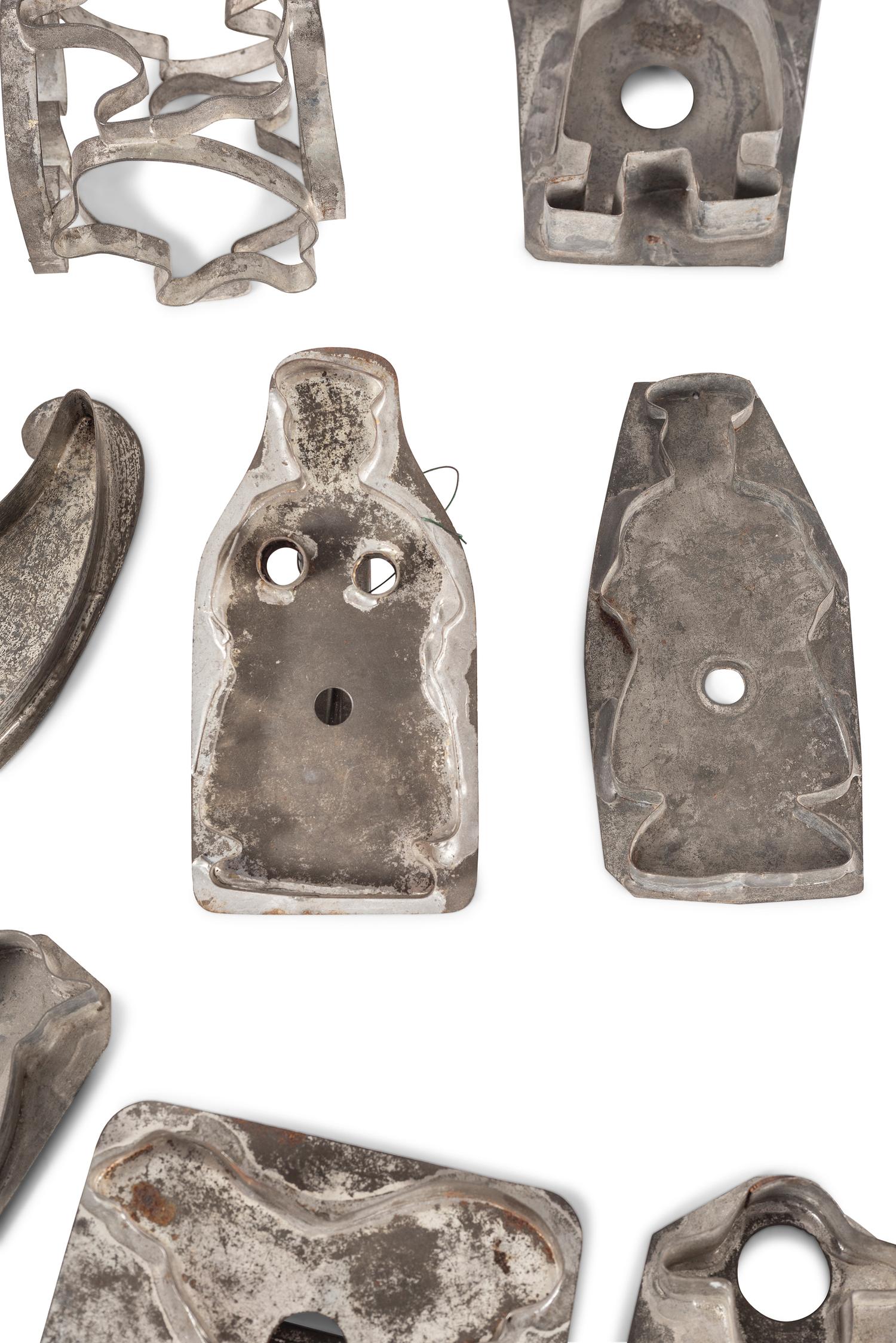 A Group of Figural Tin Cookie Cutters