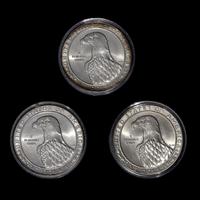 * A United States 1983-P,S,D Los Angeles Summer Olympiad Silver Dollar Set