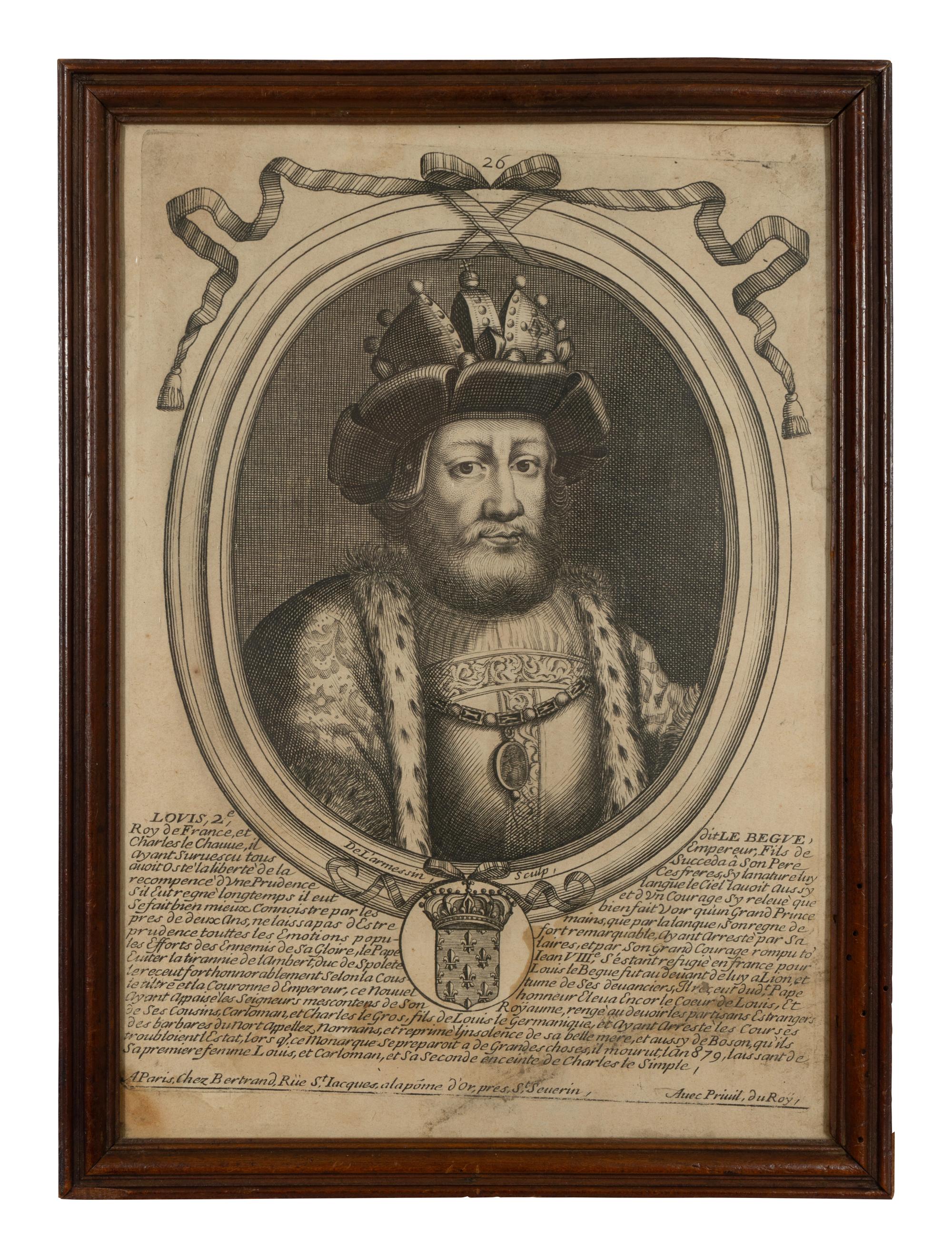 A Set of Twenty-Two Framed French Engravings