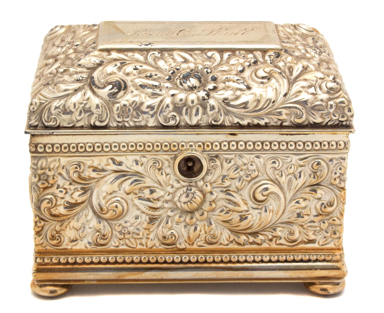 A Silver Plated Rectangular Box — EARLY 20TH CENTURY