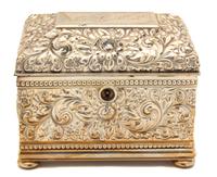 A Silver Plated Rectangular Box — EARLY 20TH CENTURY