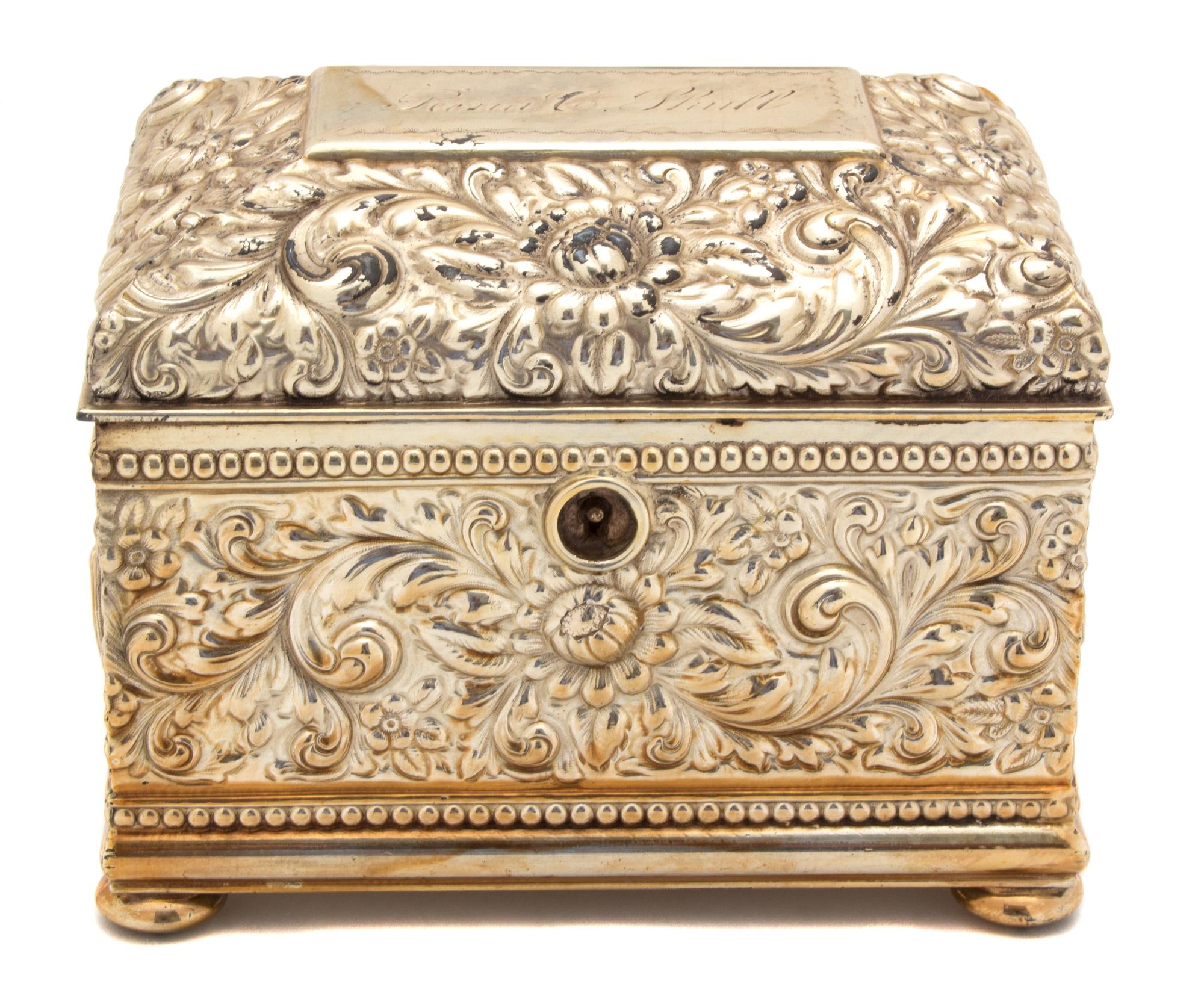 A Silver Plated Rectangular Box — EARLY 20TH CENTURY