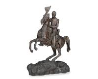 A Cornelius and Baker Cast Metal Andrew Jackson Sculpture, After Clark Mills (1815-1883)