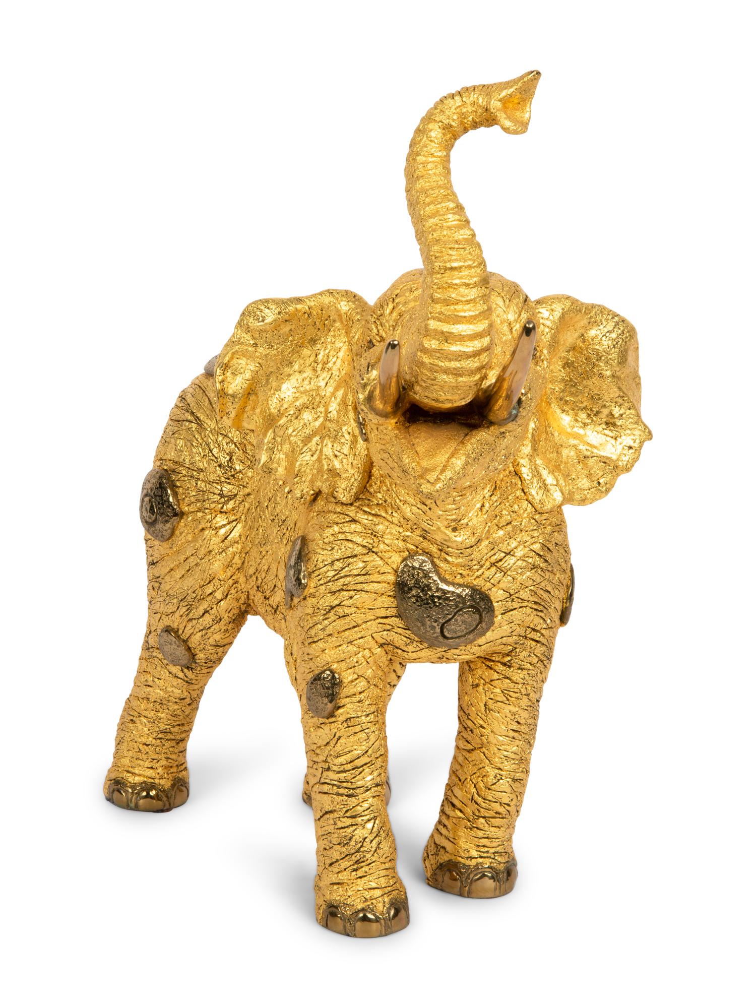 Gilt Bronze Elephant , 1994