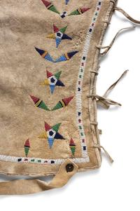 Santee Sioux Beaded Hide Leggings