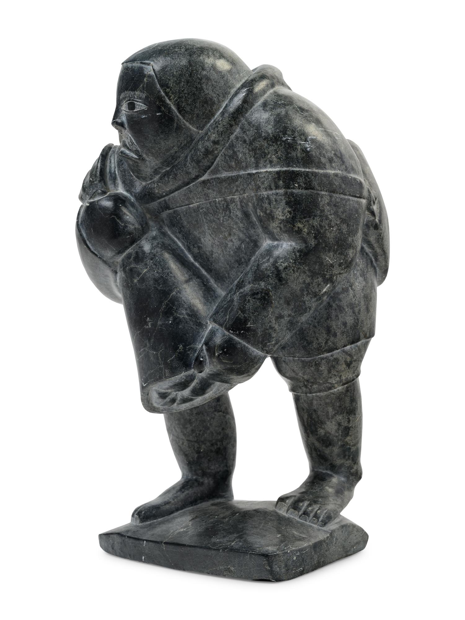 An Inuit Carved Soapstone Figure