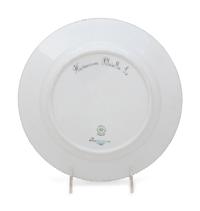 A Set of Twelve Royal Copenhagen Flora Danica Porcelain Dinner Plates