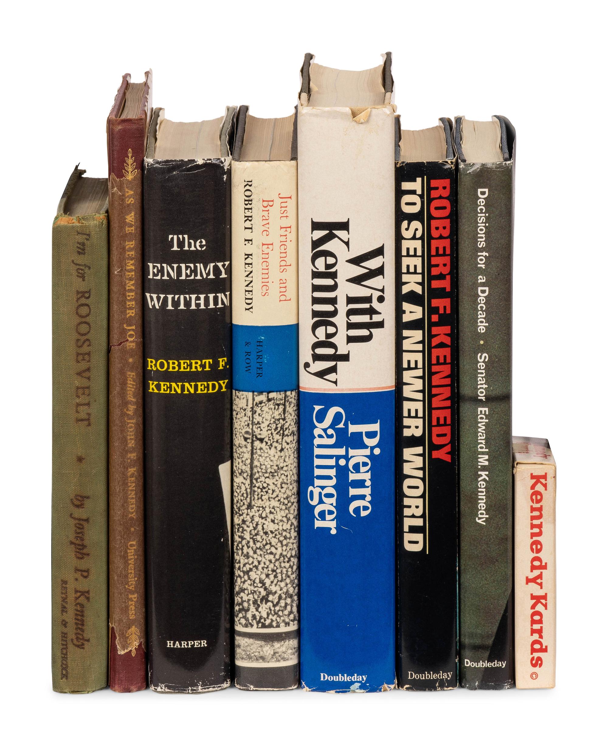 [THE KENNEDYS]. A group of 7 works relating to the Kennedy family, including: