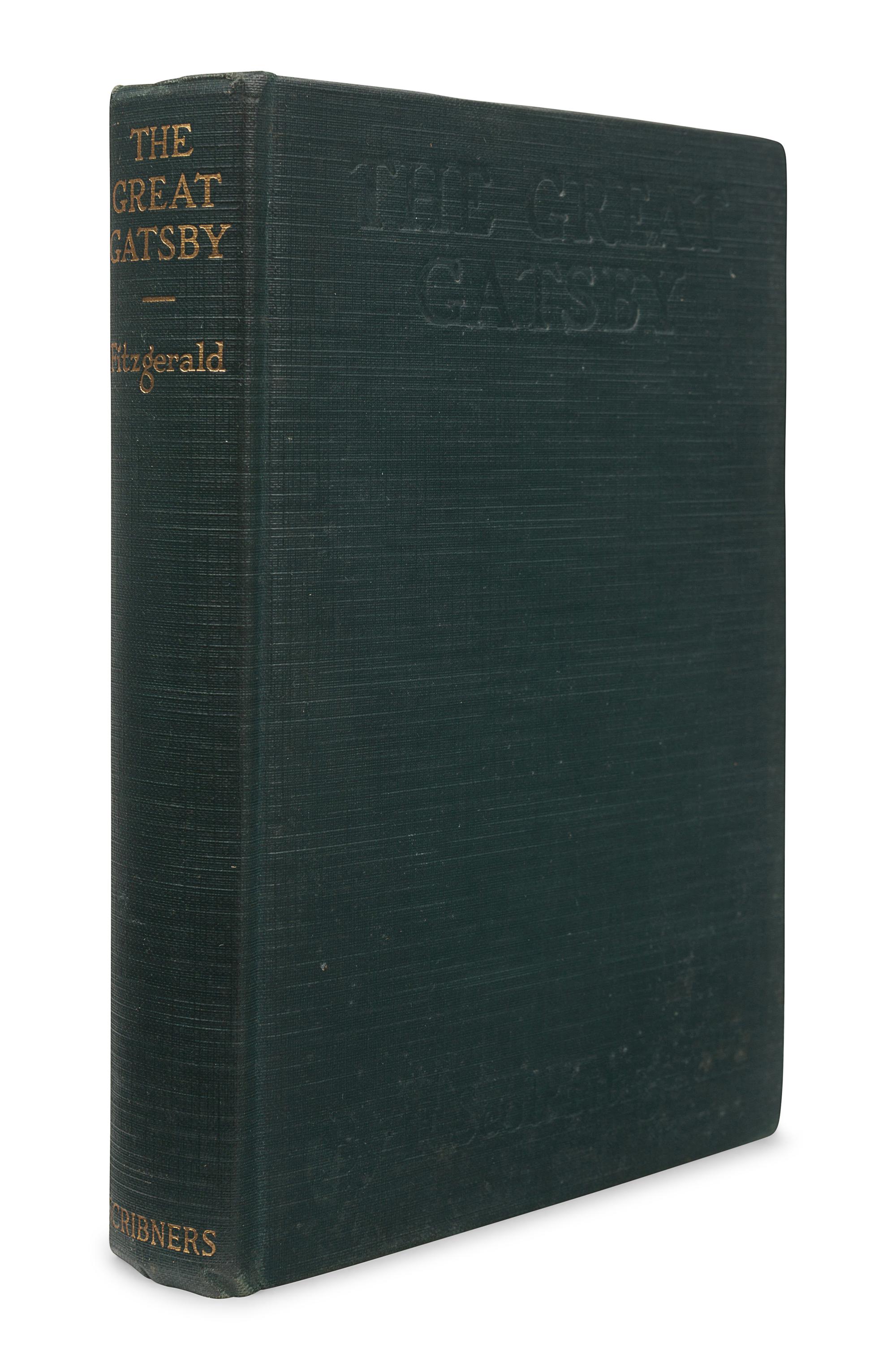 FITZGERALD, F. Scott (1896-1940). The Great Gatsby . New York: Charles Scribner's Sons, 1925.