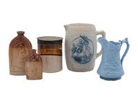 Five Pieces of English Stoneware
