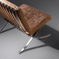 Pair of Barcelona Lounge Chairs Knoll International, USA