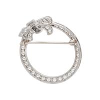 J.E. CALDWELL & CO., PLATINUM AND DIAMOND BROOCH