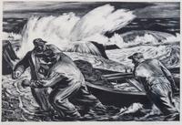 Robert Von Neumann, (Wisconsin, 1888-1976), Breaching the Dory