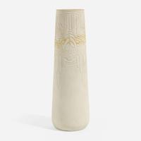 Katherine E. Cherry (American, 1871-1931) Carved Vase, University City Pottery, USA, 1914