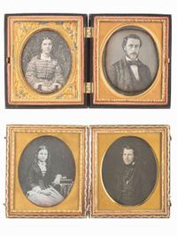 [EARLY PHOTOGRAPHY]. 19 pairs of sixth plate daguerreotype portraits of couples, 38 images in total.