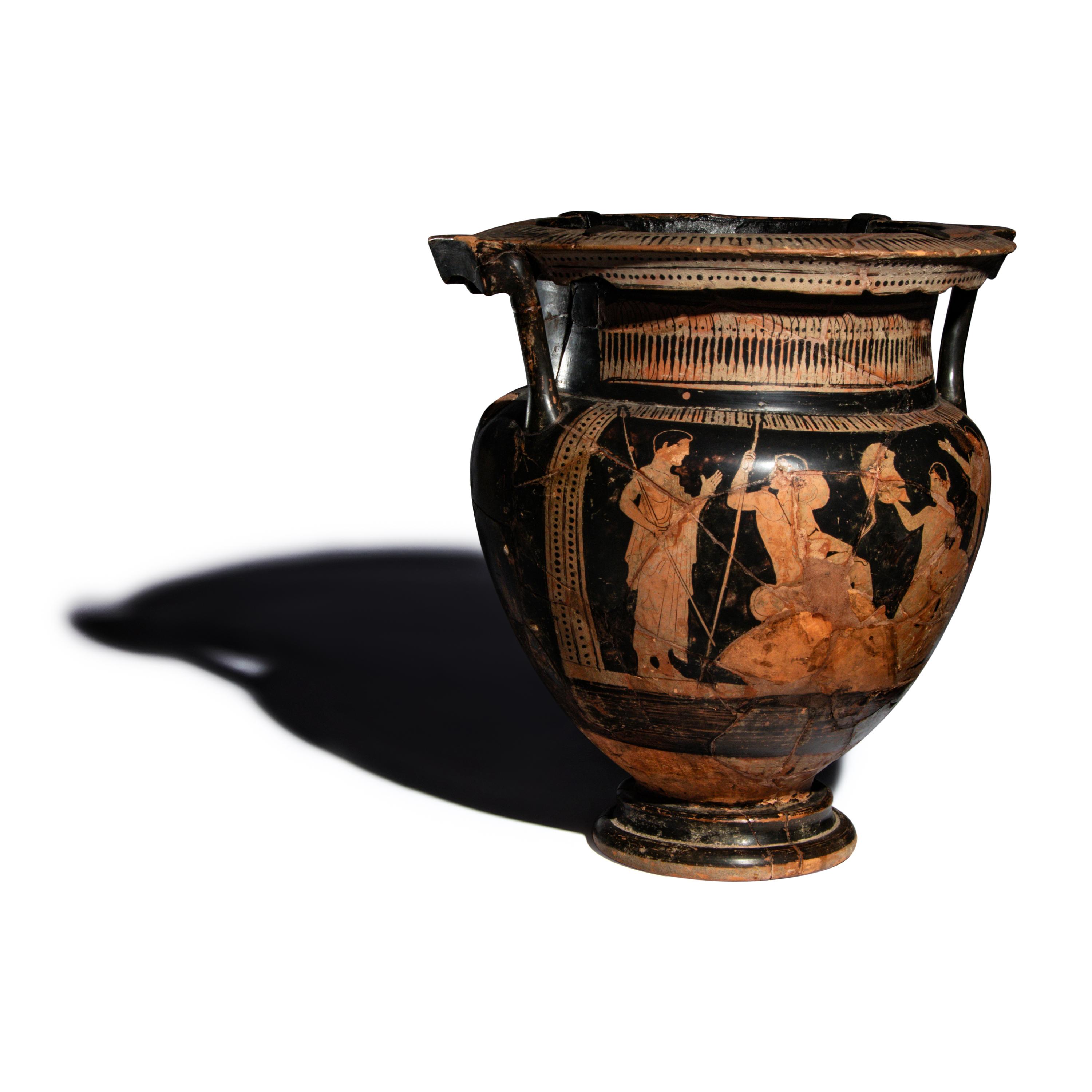 An Attic Red-Figured Column Krater