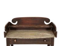 A Grain-Painted and Marbleized Dressing Table