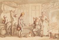 A Group of Ten Drawings: seven illustrations for The Adventures of Roderick Random , and three unpublished illustrations for The Adventures of Joseph Andrews, and His Friend Mr. Abraham Adams