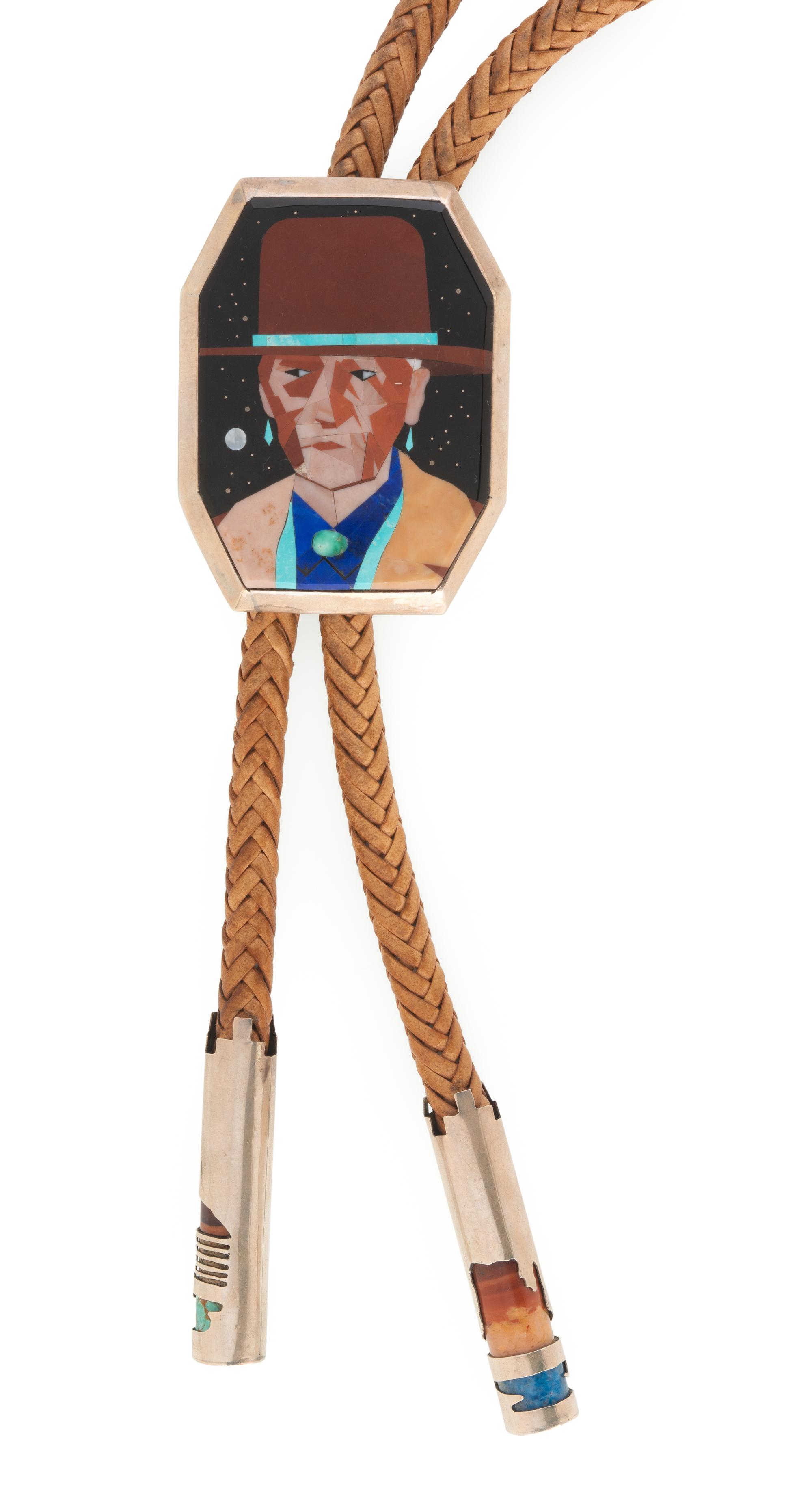 Award Winning Mosaic Inlay Bolo Tie Lot is located and will ship from Denver, Colorado.