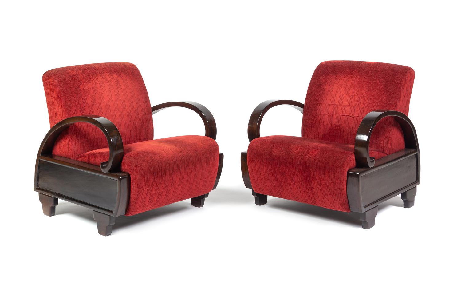 Pair of Club Chairs