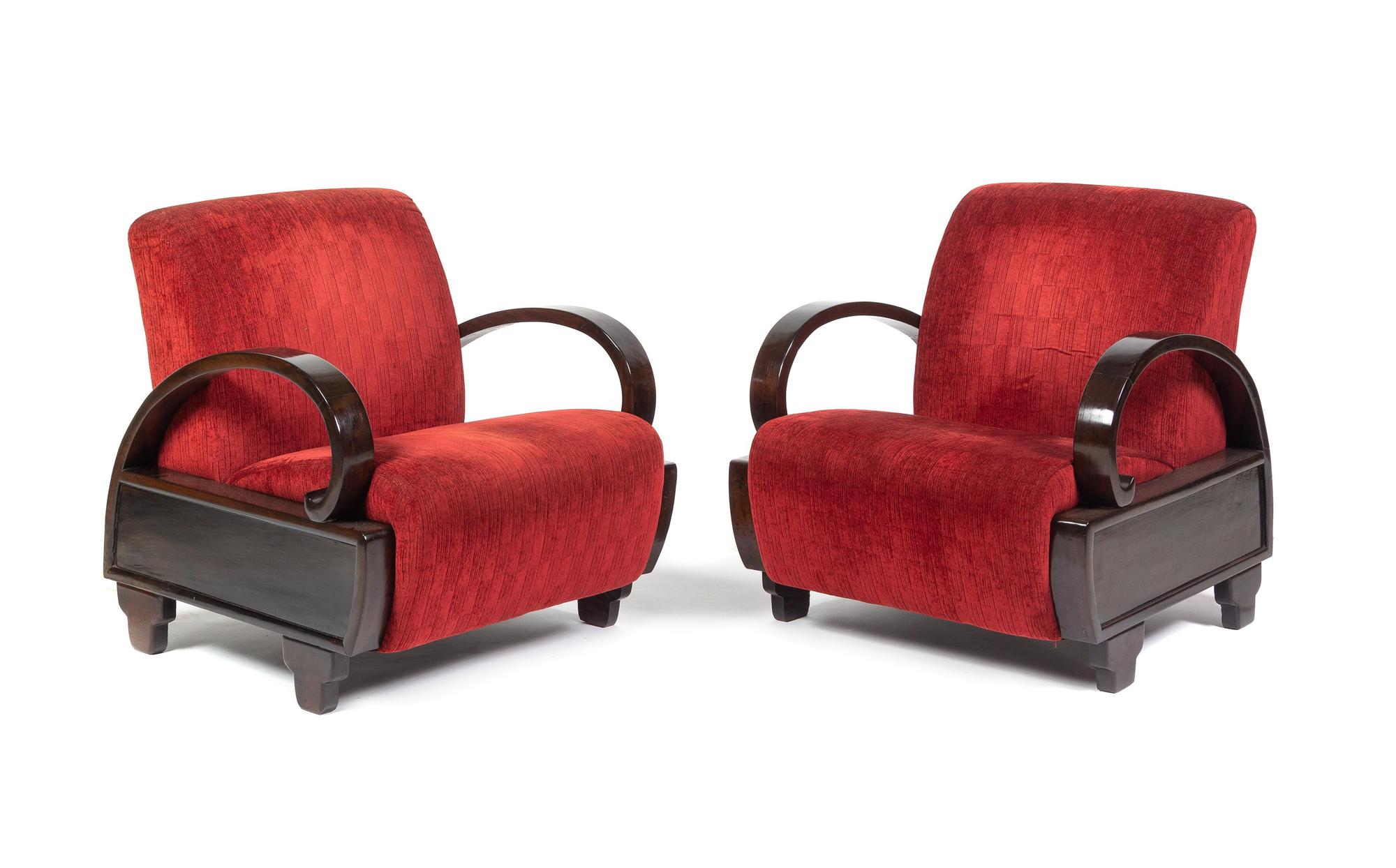 Pair of Club Chairs
