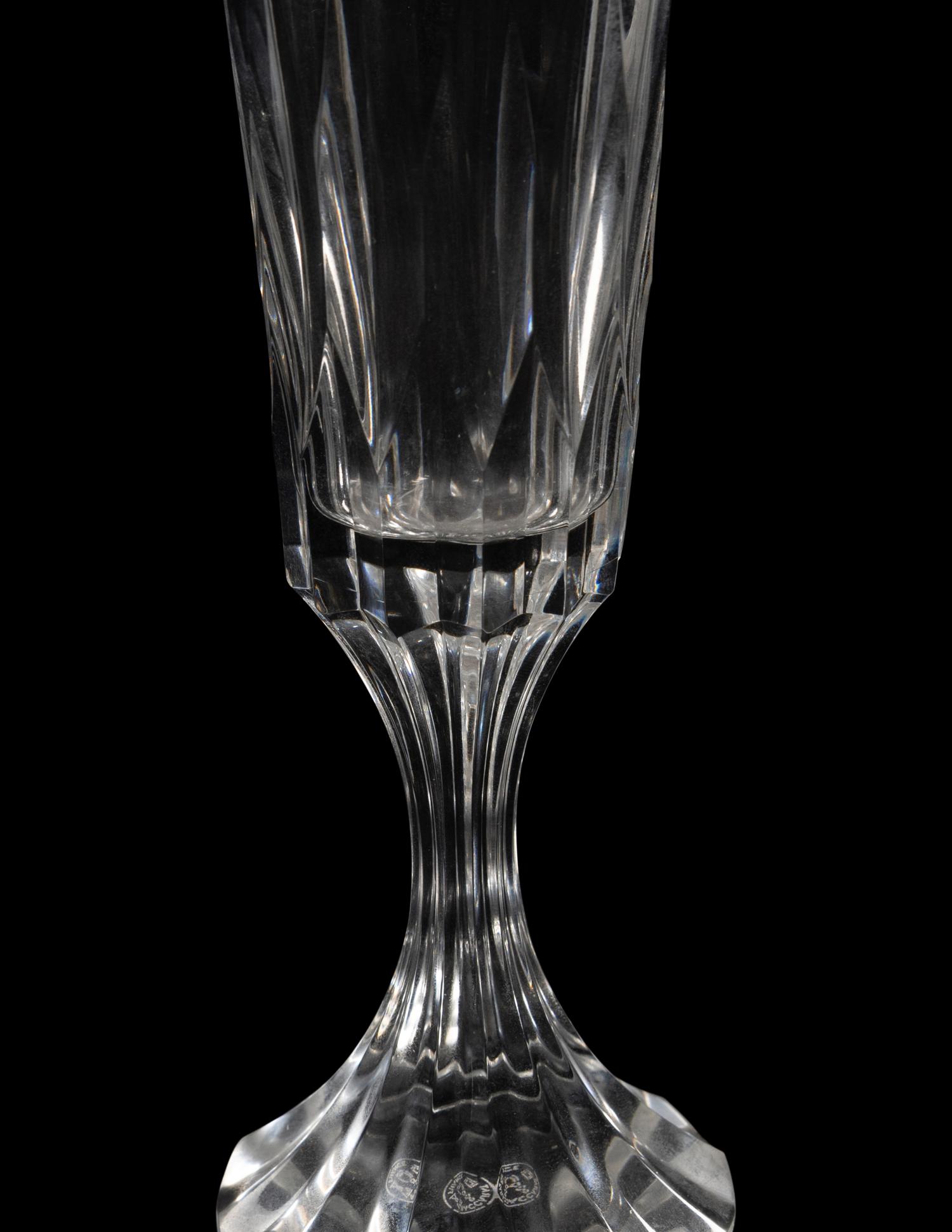 A Baccarat Stemware Service